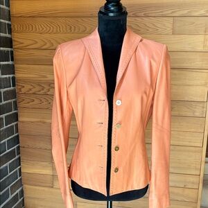Chic Orange Women's Blazer